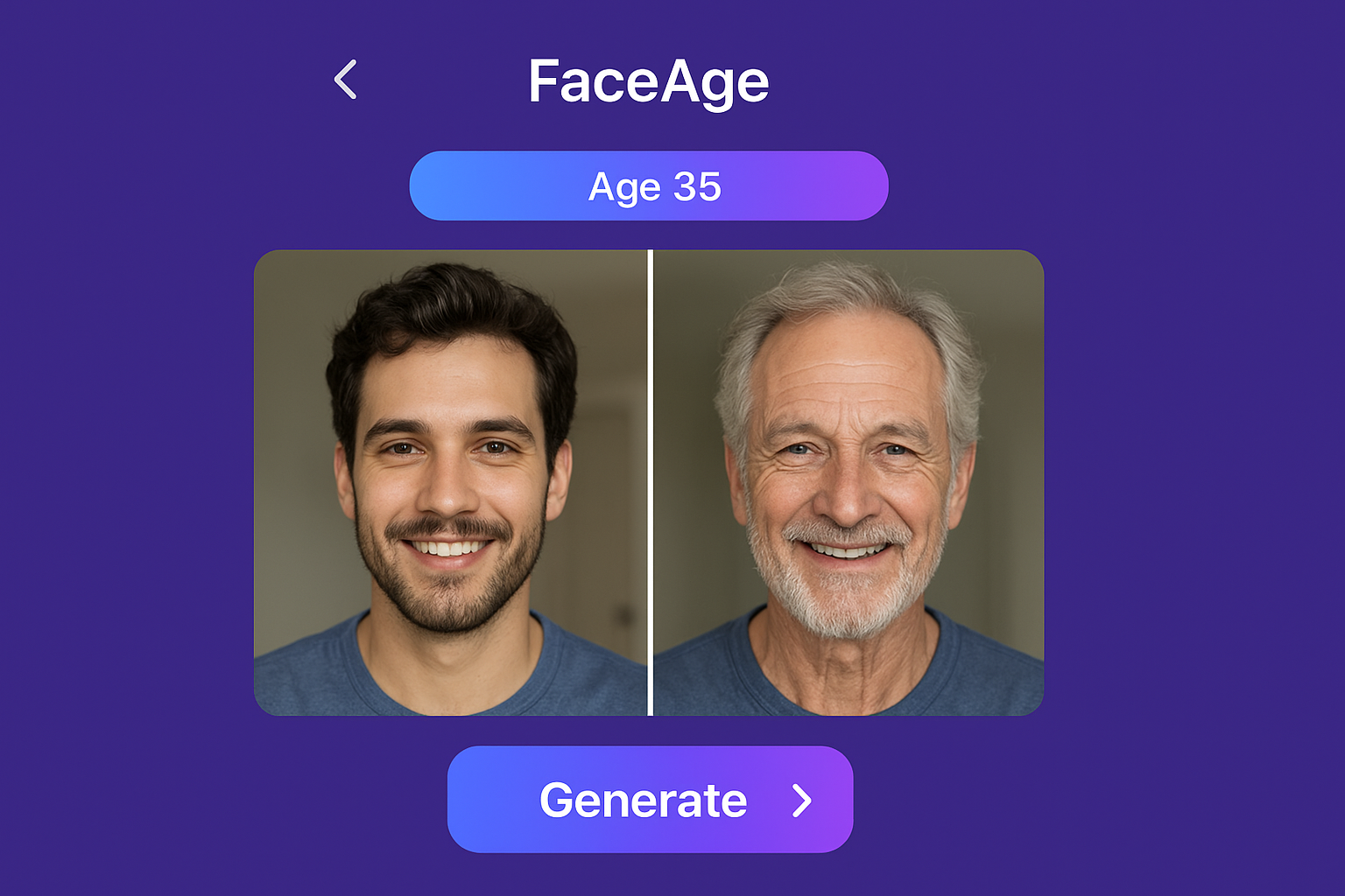 How old do I look — split view placeholder